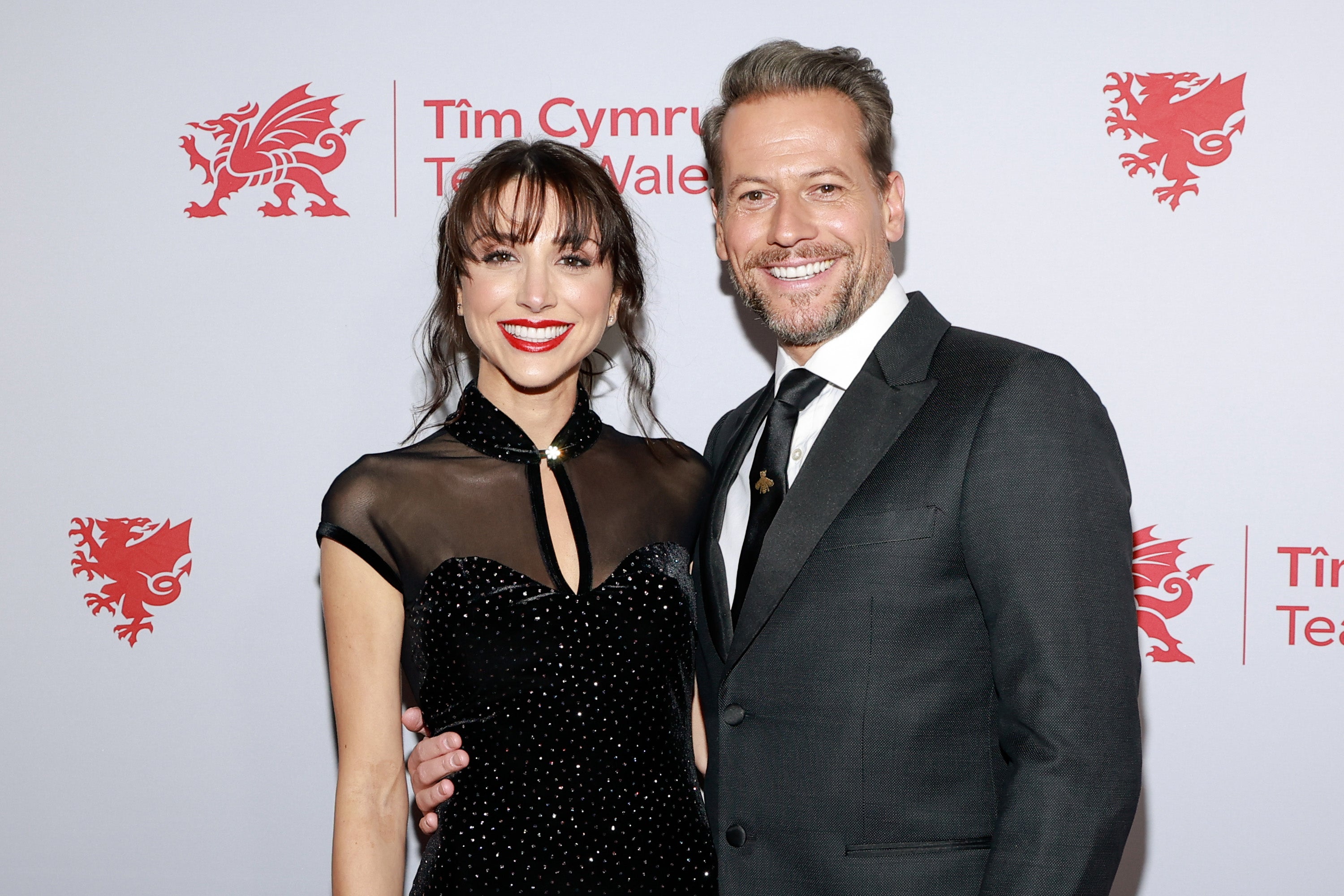 Bianca Wallace and Ioan Gruffudd attend “Wales To The World” at Sony Hall on November 14, 2022