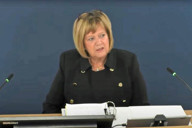 Baroness Hallett is chairing the inquiry (UK Covid-19 Inquiry/PA)