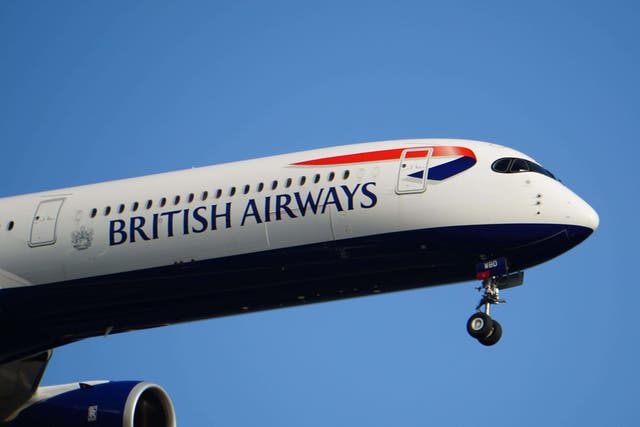 British Airways has operated its first passenger flight between London Heathrow and Beijing in more than three years after suspending the route due to the coronavirus pandemic (Alamy/PA)