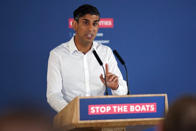 <p>The bill is a key pillar of Rishi Sunak’s plans to ‘stop the boats’ </p>