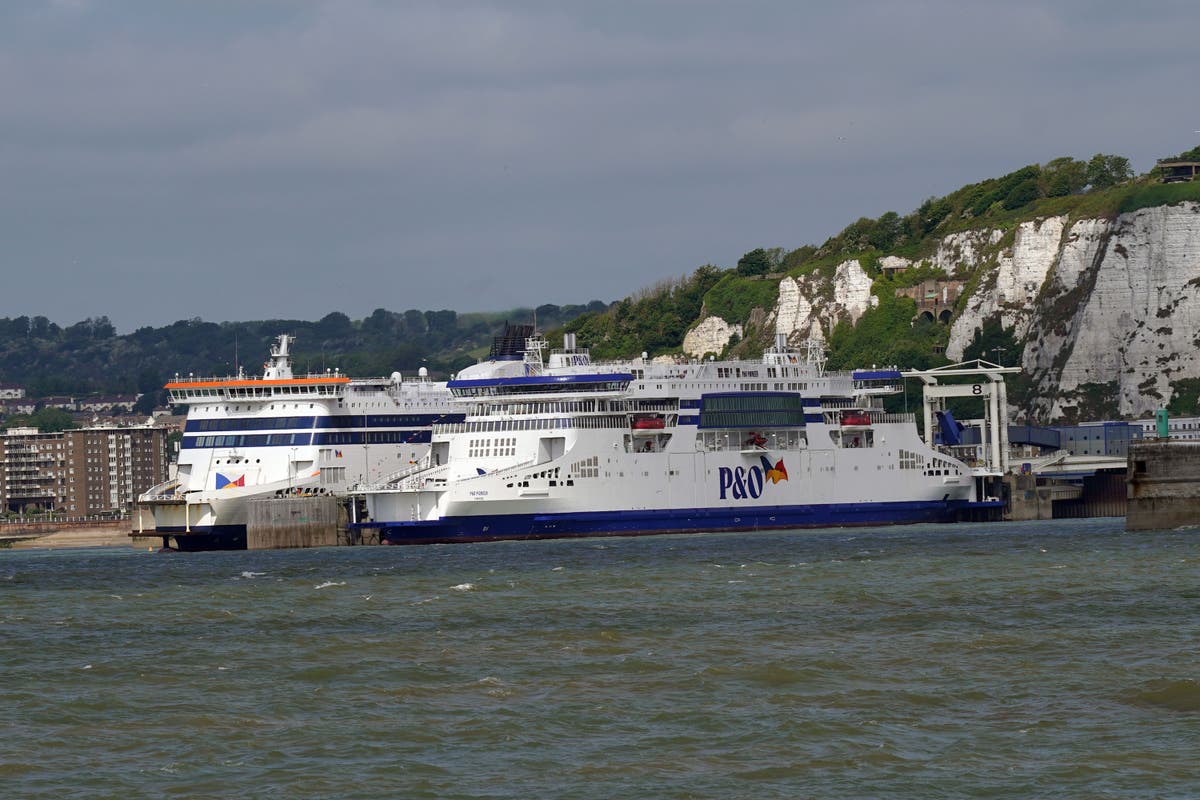 P&O Ferries’ new hybrid ship arrives in Dover | The Independent