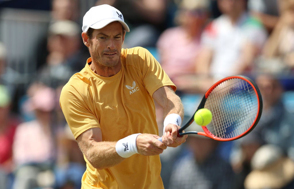Murray returned to grass at the Surbiton Trophy