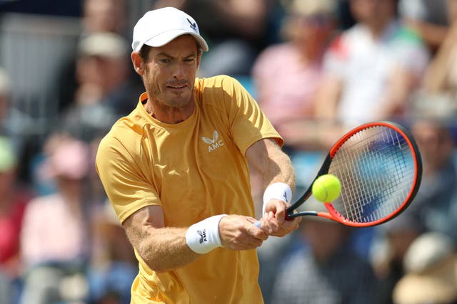 <p>Murray returned to grass at the Surbiton Trophy </p>