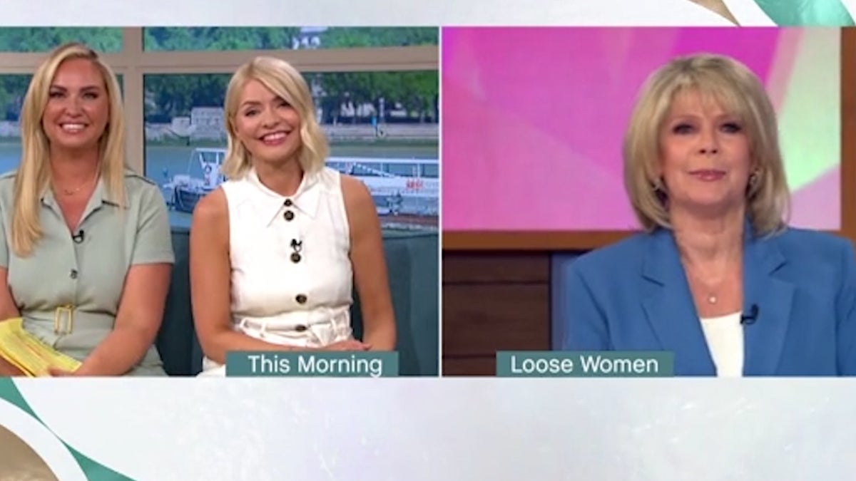 Holly Willoughby has awkward on-air moment with Ruth Langsford after Eamonn Holmes’s This Morning criticism