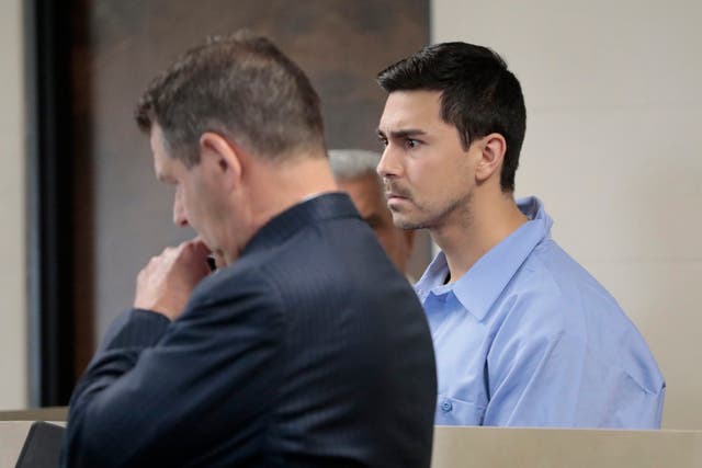 <p>Matthew Nilo is arraigned on rape charges stemming from assaults in Charlestown, in 2007 and 2008 in Suffolk Superior Court in Boston on 5 June </p>