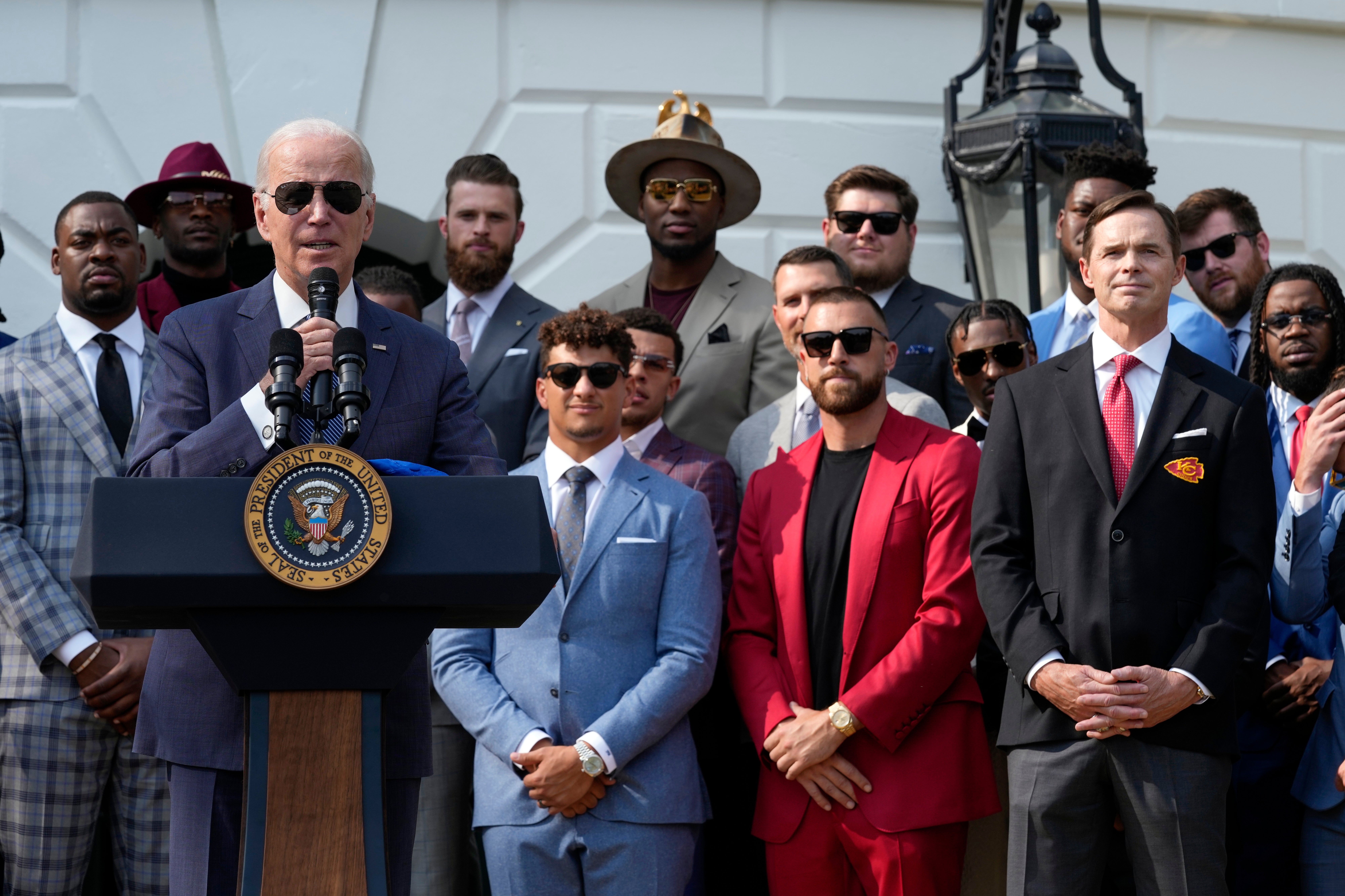 Biden Chiefs Football