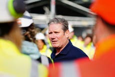 Keir Starmer bids to persuade unions to back plan for shift to green energy