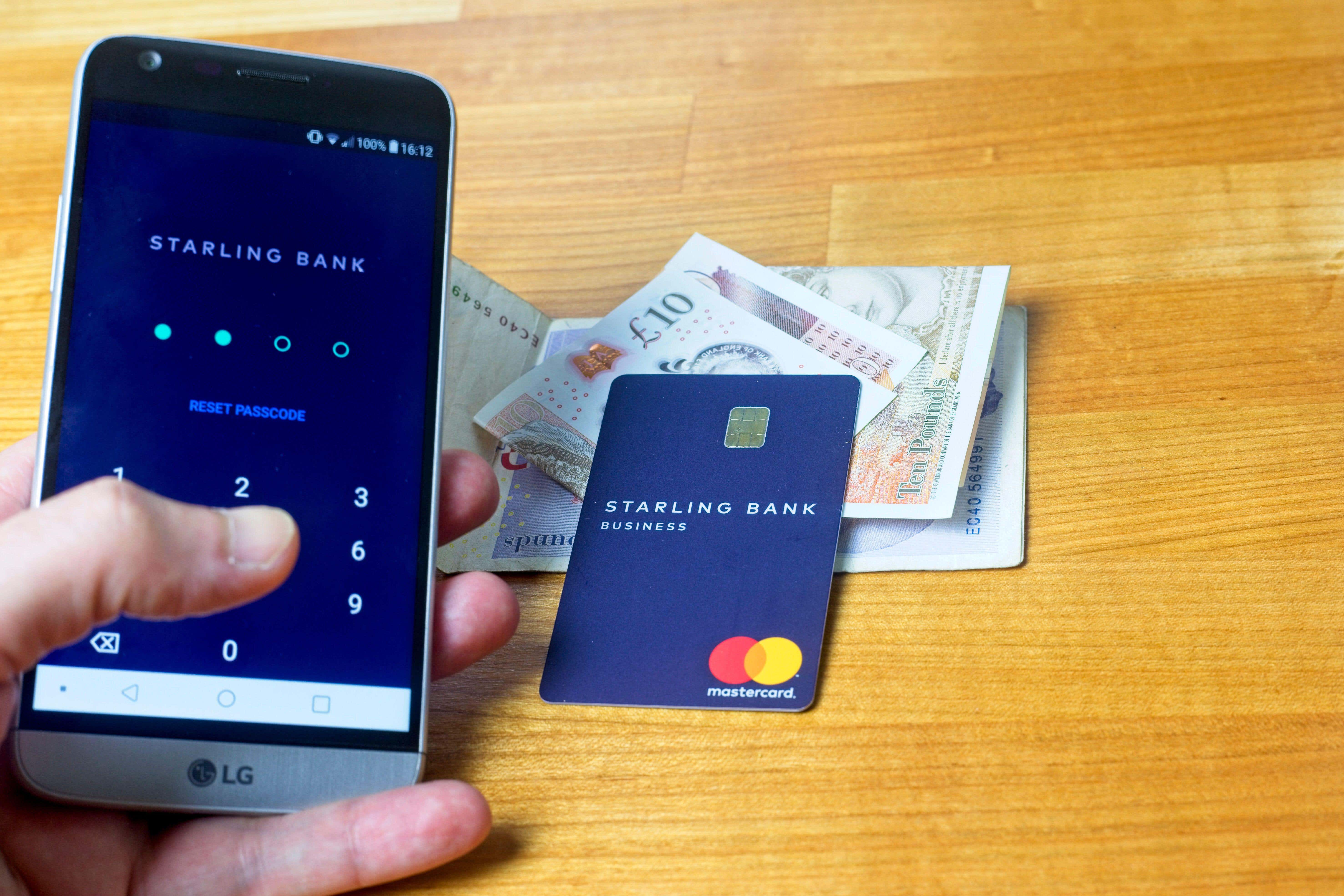 Starling Bank has launched a feature in its app allowing customers to hide payment references, which could help survivors of economic abuse (Alamy/PA)