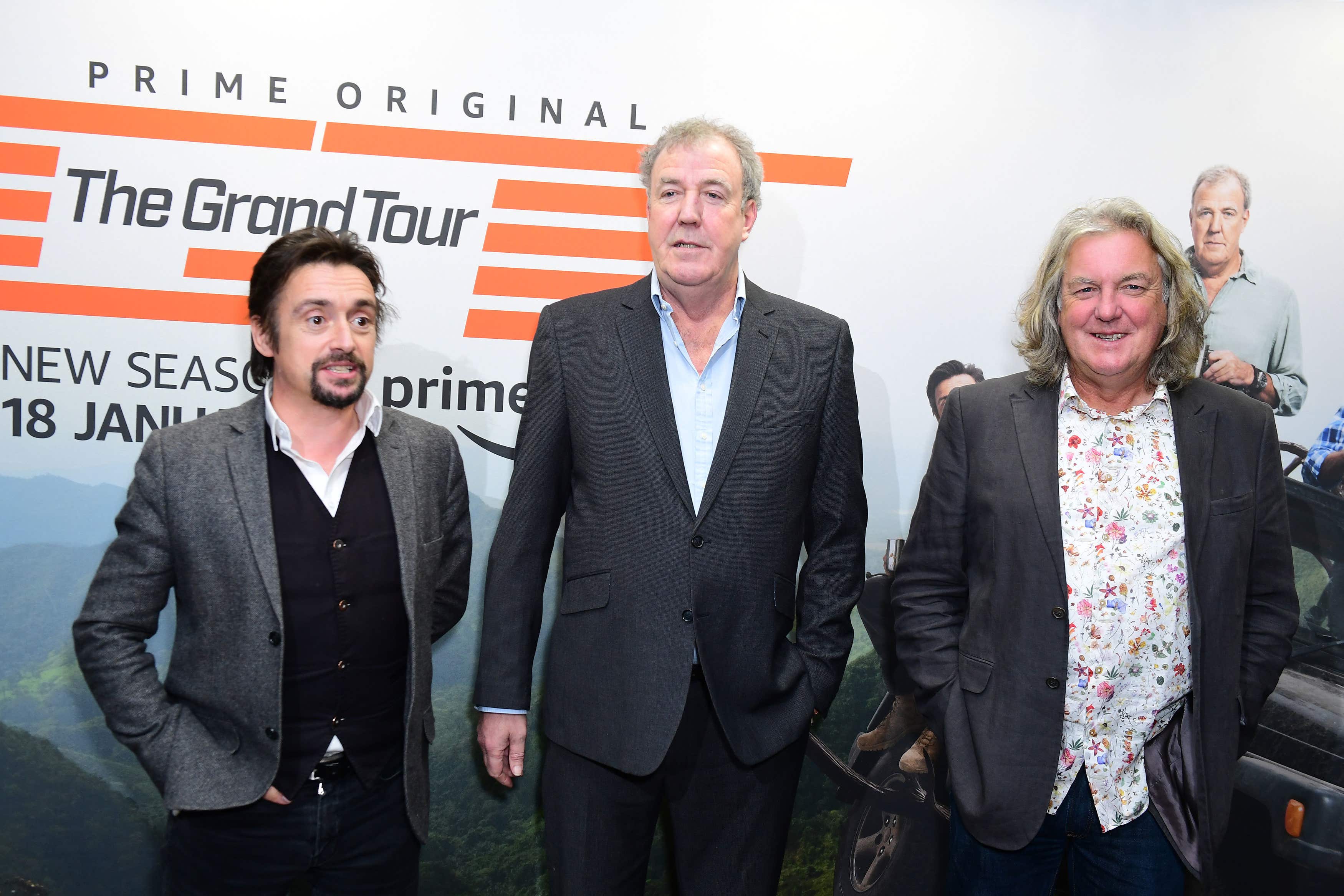 The Grand Tour's Jeremy Clarkson, Richard Hammond and James May