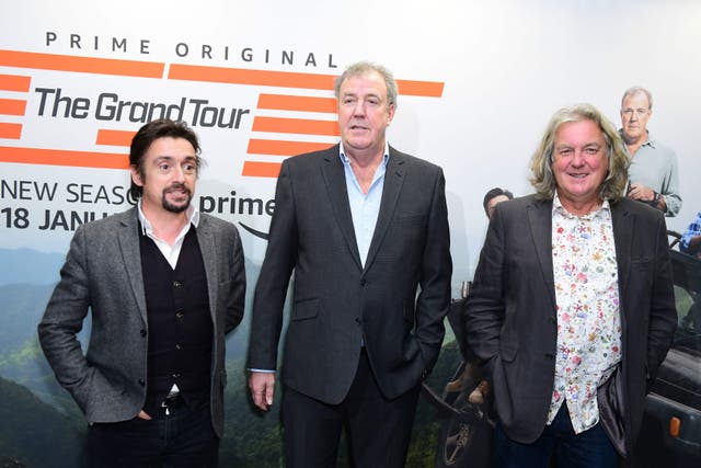 <p>Richard Hammond, Jeremy Clarkson and James May (Ian West/PA)</p>