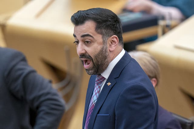 Humza Yousaf is being urged to ‘hold his nerve’ and press ahead with Scotland’s deposit return scheme (Jane Barlow/PA)
