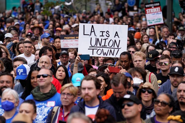 Unions Strike Back Rally