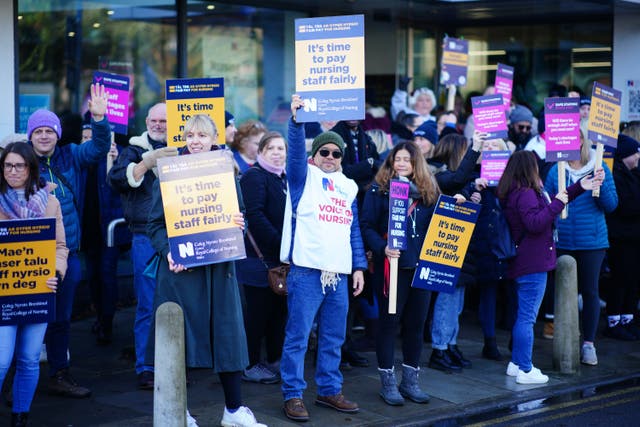 <p>Nurses in Wales have begun a fresh wave of strikes amid a bitter dispute over pay</p>