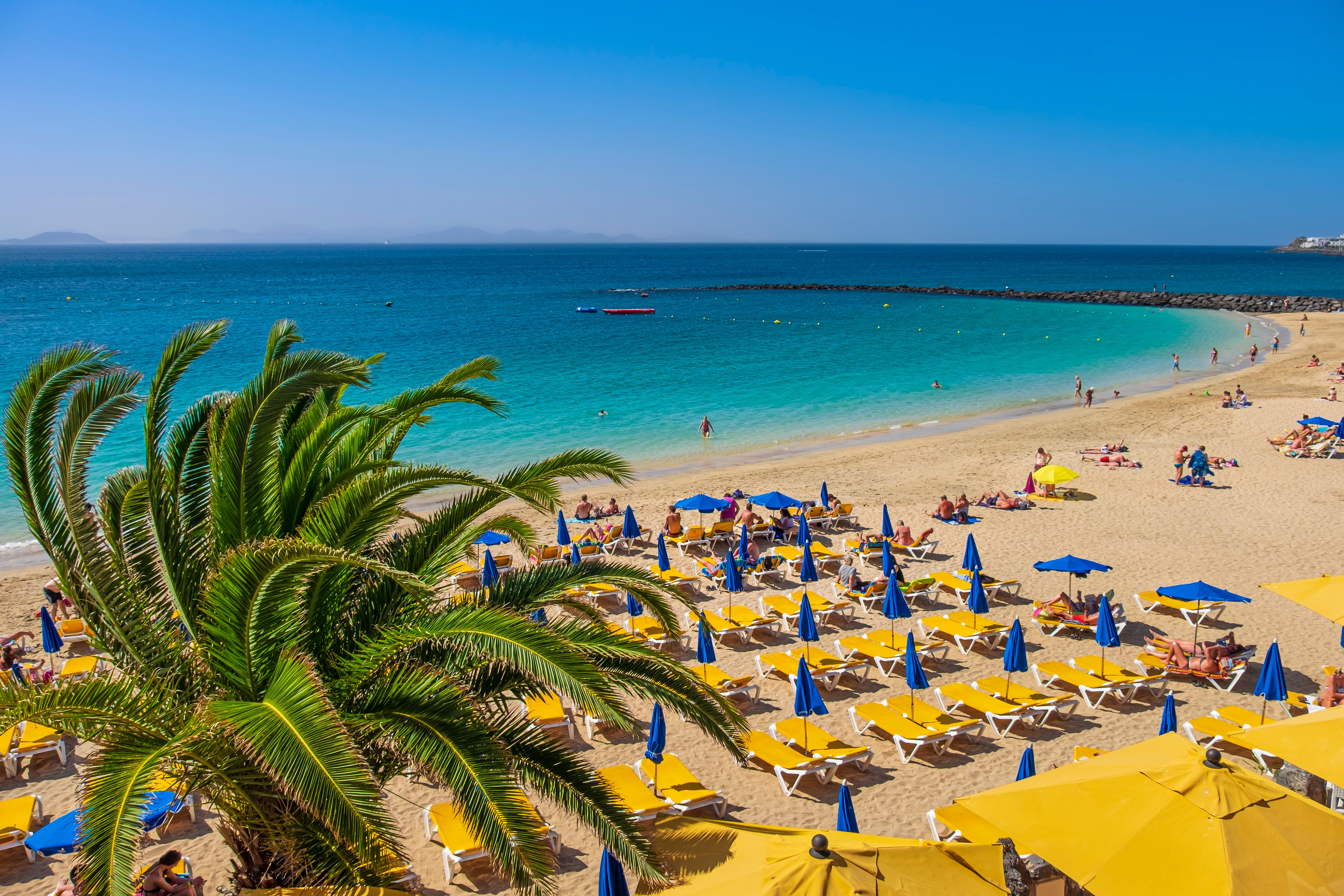 Playa Blanca in south Lanzarote is a tourist hotspot