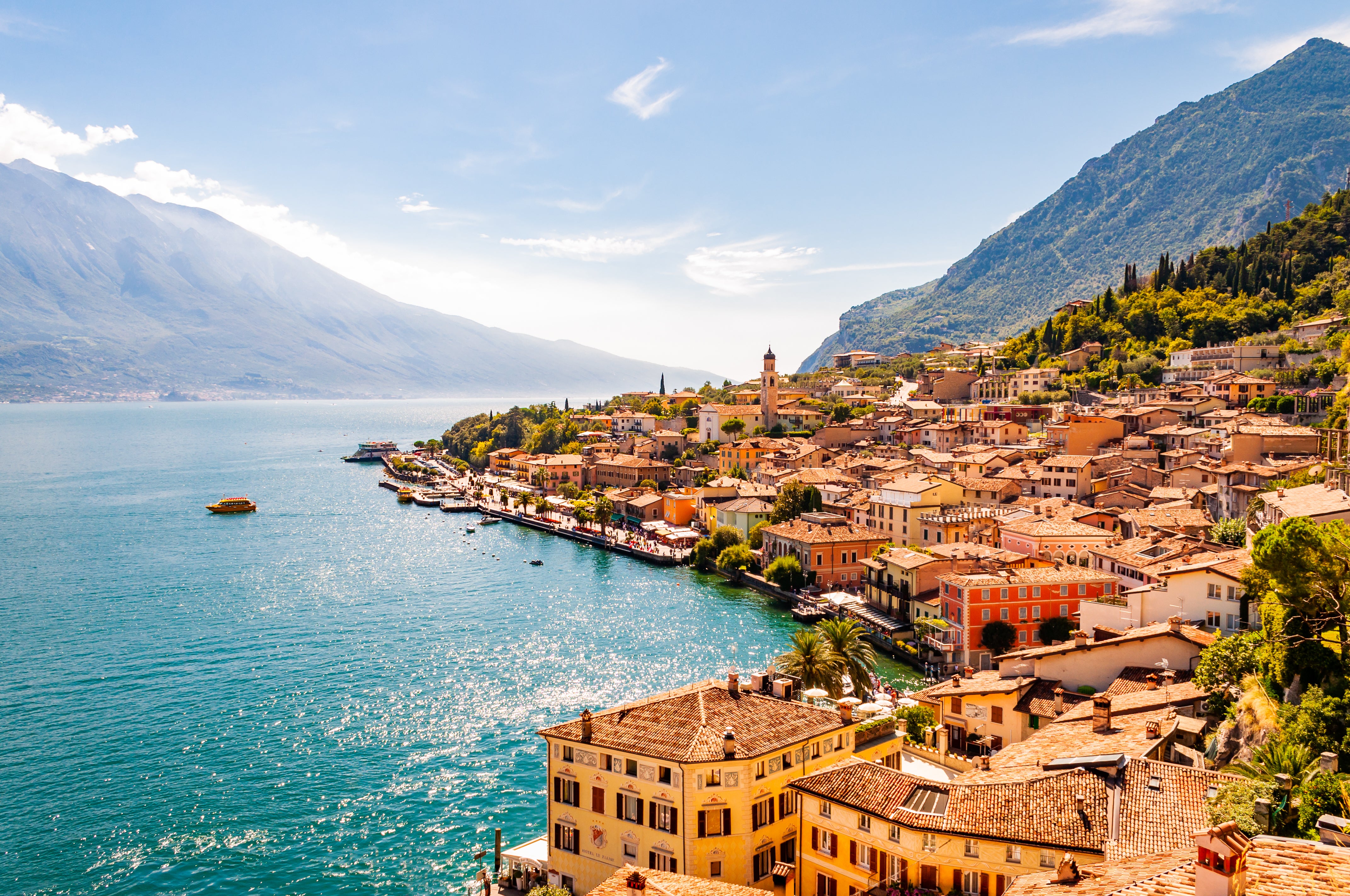 The shores of Lake Garda are home to some of the most popular Italian cities