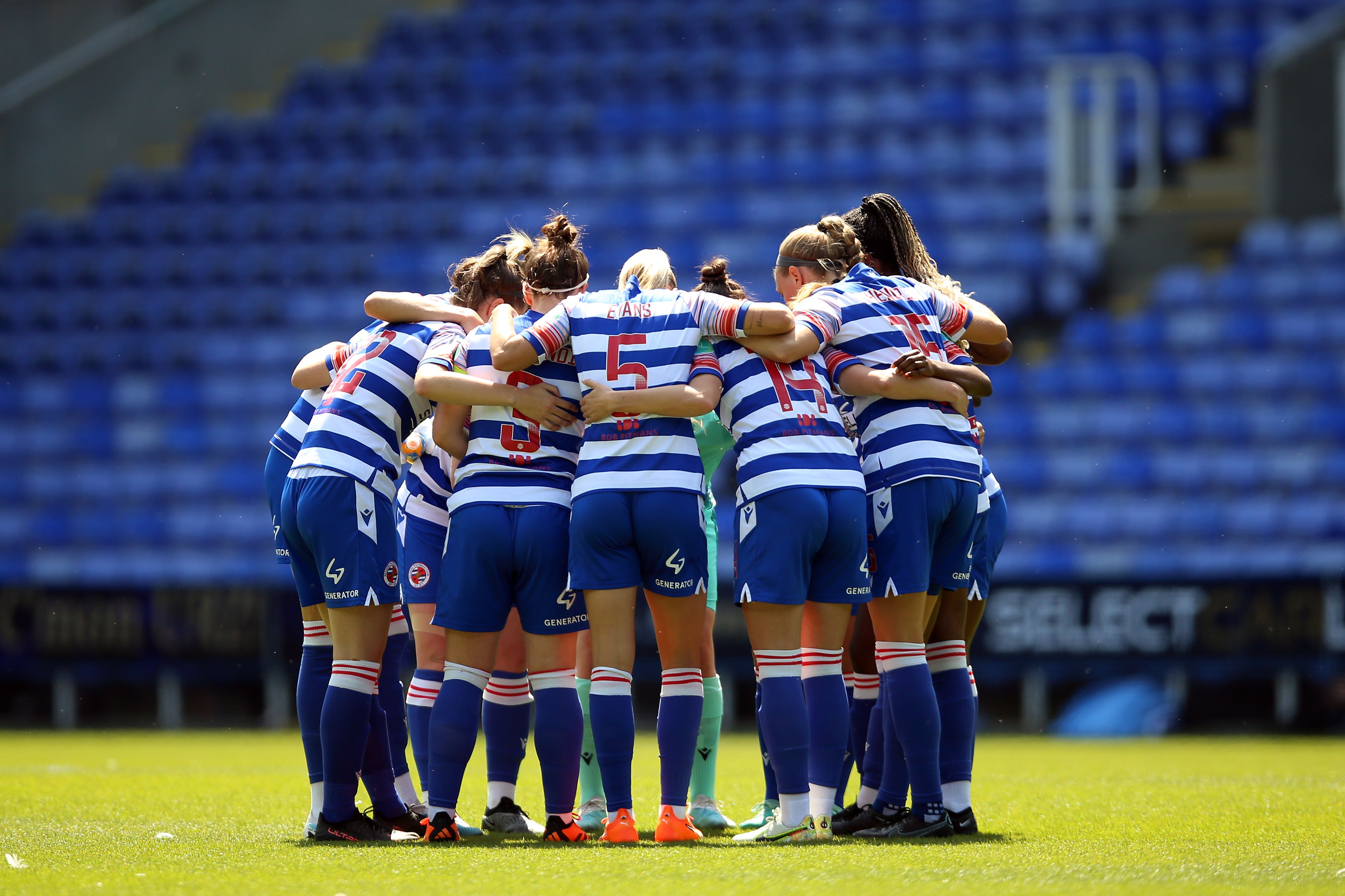 Reading were relegated from the Women’s Super League