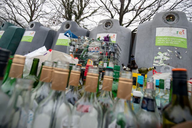 The scheme aims to boost recycling (Steve Parsons/PA)