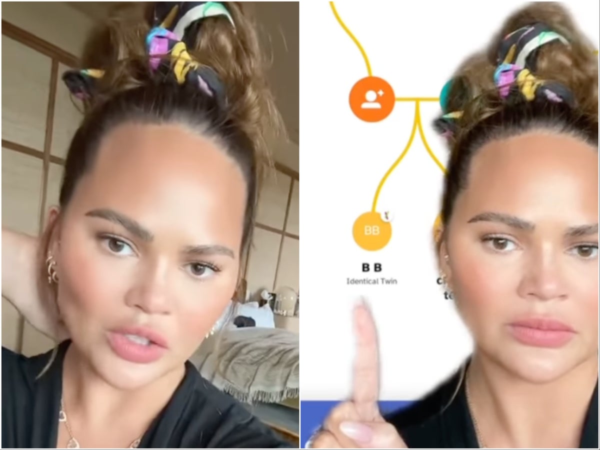 Chrissy Teigen spent ‘insane 24 hours’ thinking she had long lost identical twin