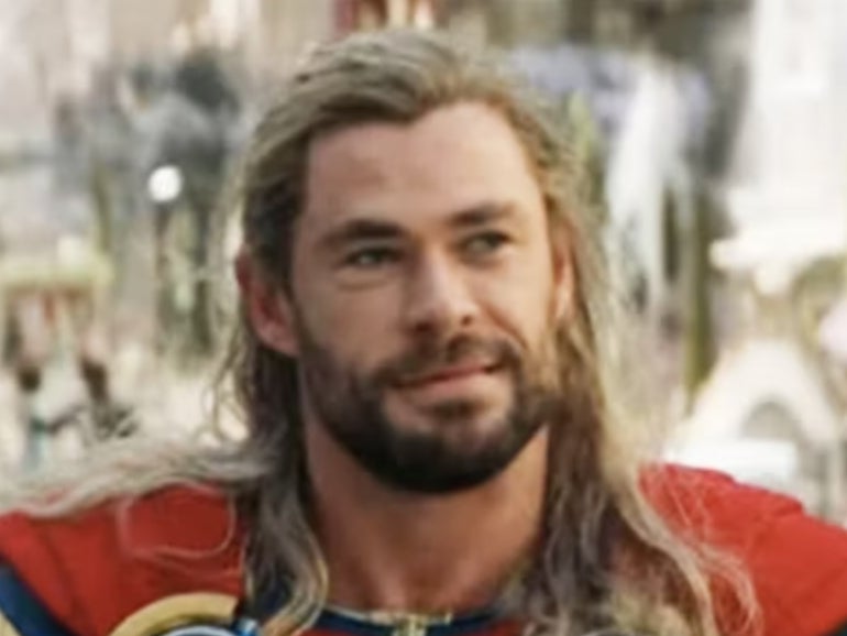 Chris Hemsworth as Thor in ‘Thor: Love & Thunder'