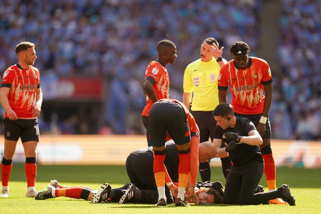 Tom Lockyer has been given the all-clear following his heart scare (Adam Davy/PA)