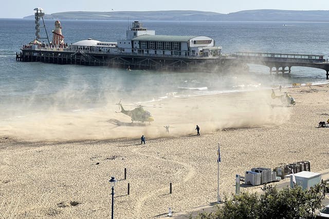 Two swimmers died at Bournemouth beach last week (Professor Dimitrios Buhalis/PA)