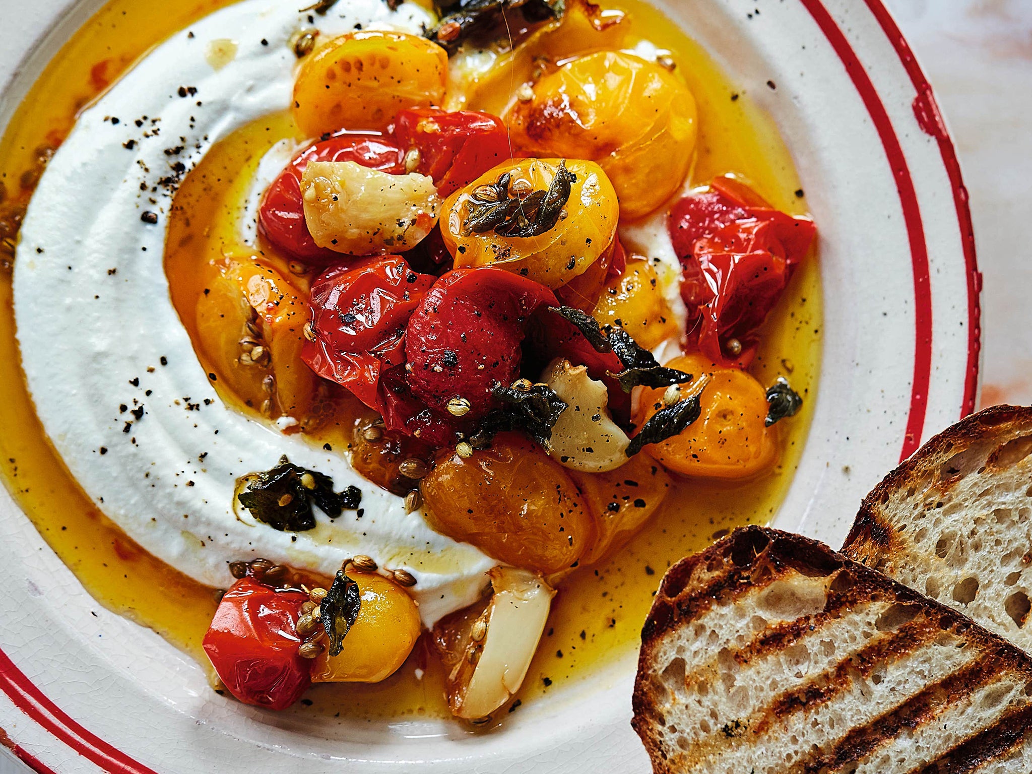 The perfect topping for hunks of grilled bread