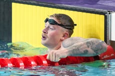 Adam Peaty recovering after having tonsils removed