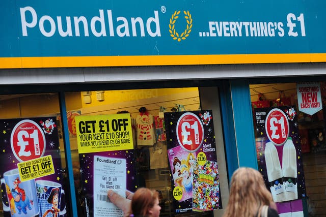 The owner of Poundland has reported higher half-year sales helped by store openings, but warned that tougher recent trading has continued as consumer spending comes under pressure.
