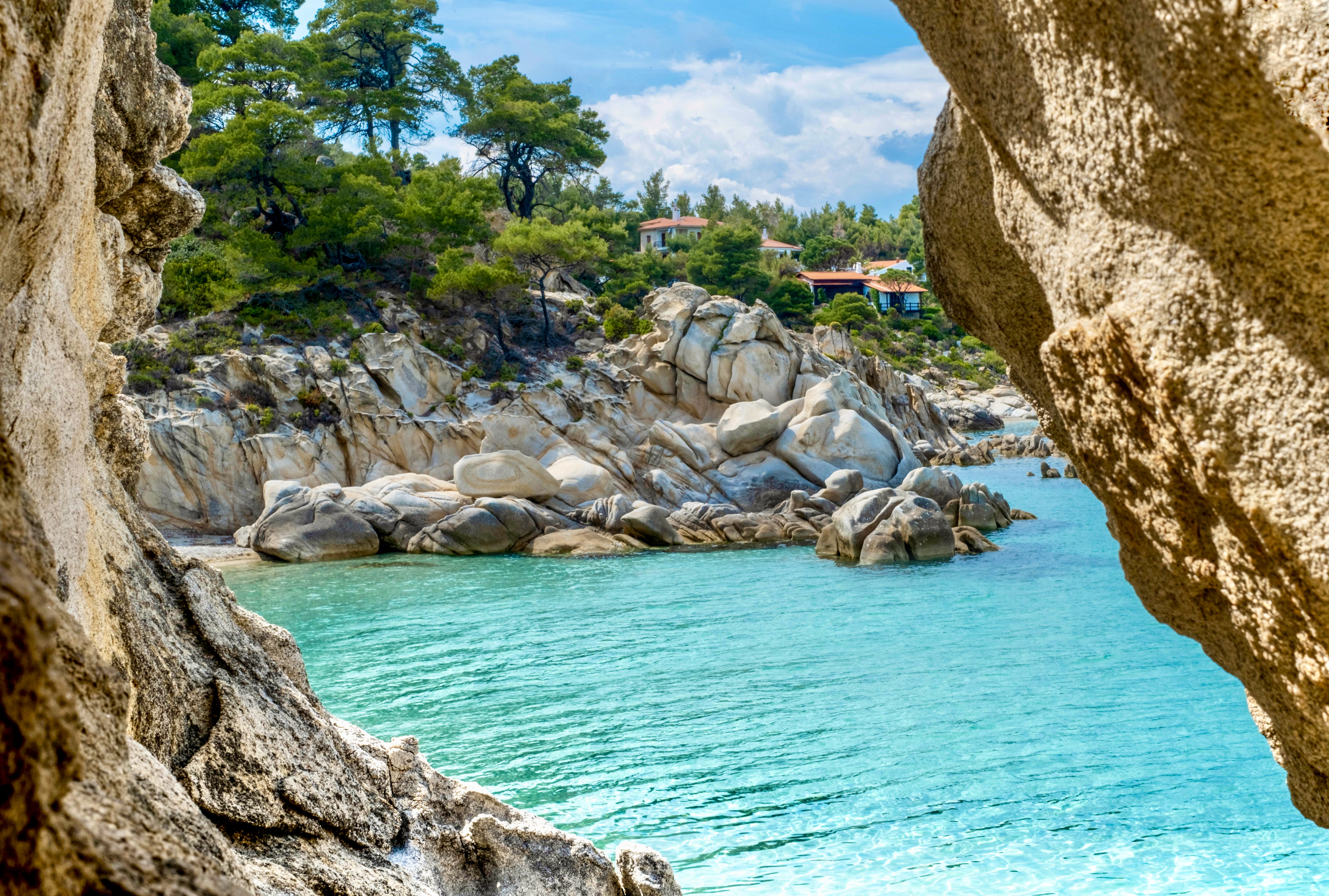 Enjoy the azure waters of the Aegean in Halkidiki