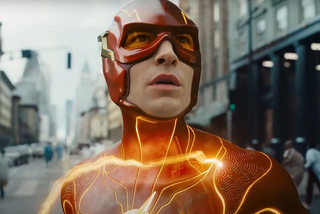 <p>Ezra Miller in ‘The Flash’ </p>