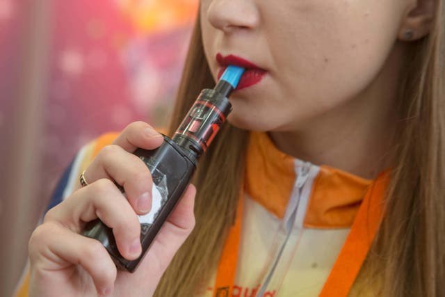 <p>Inhaling a spice-laced vape can cause issues including chest palpitations, seizures or suicidal thoughts </p>