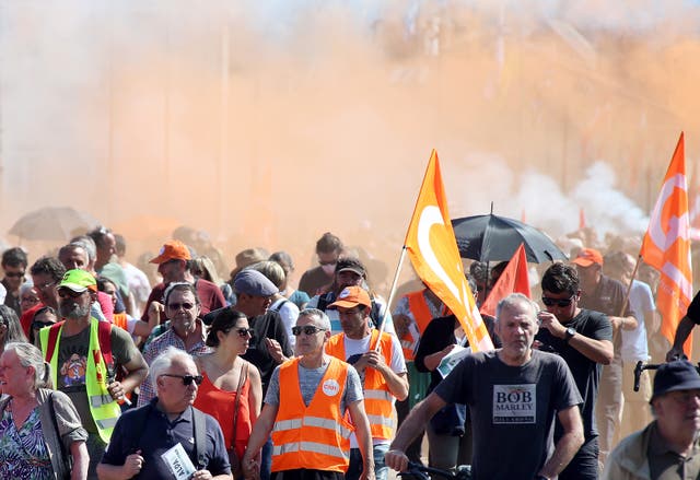 FRANCIA PENSIONES PROTESTAS