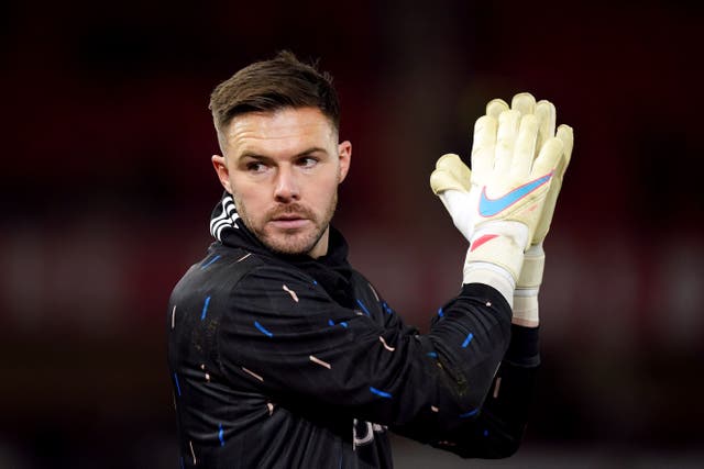 Jack Butland has agreed to join Rangers on a four-year contract (Mike Egerton/PA)