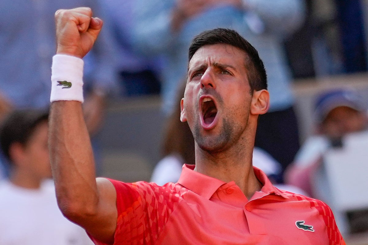 Novak Djokovic fights back to book place in French Open semi-finals