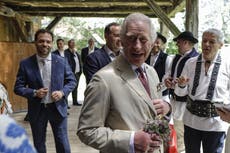 King meets people keeping traditional craft skills alive during visit to Romania