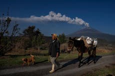 Mexico lowers alert level for Popocatepetl volcano