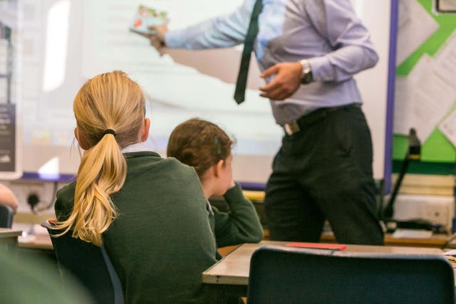 Should there be more male primary teachers? (Alamy/PA)