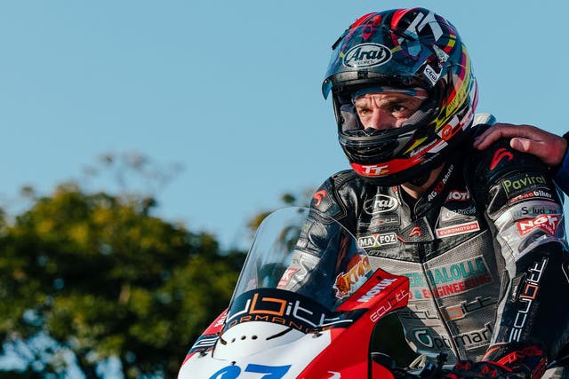 Isle of Man TT 2023: Dunlop smashes lap record as practice ends