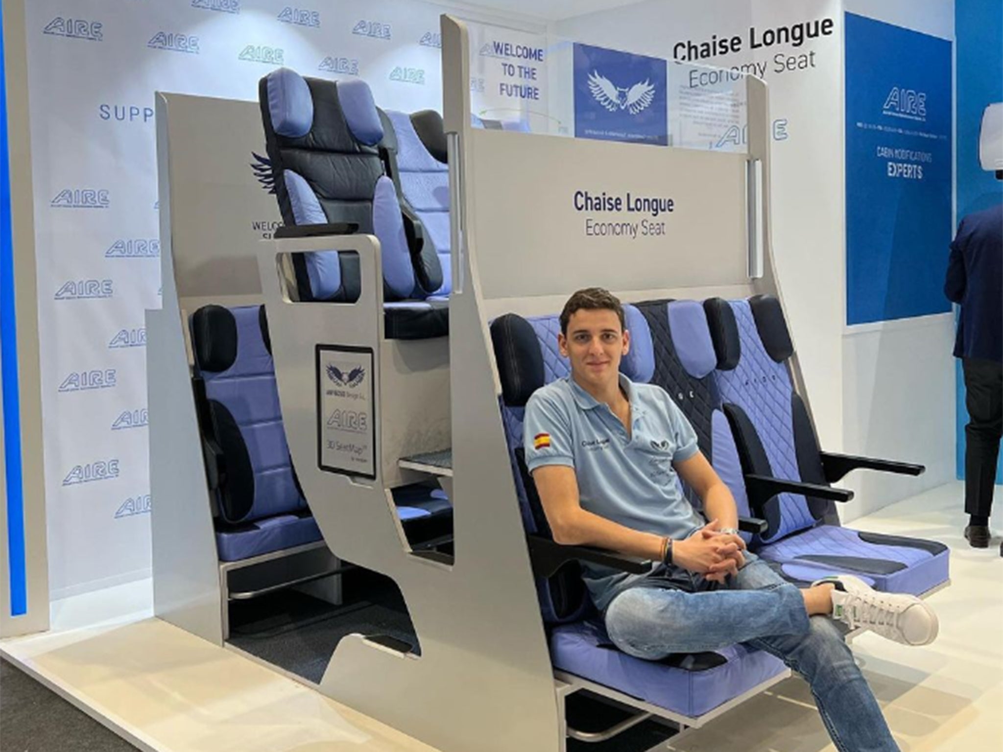 Double-decker plane seat unveiled – and it's sparking furious debate