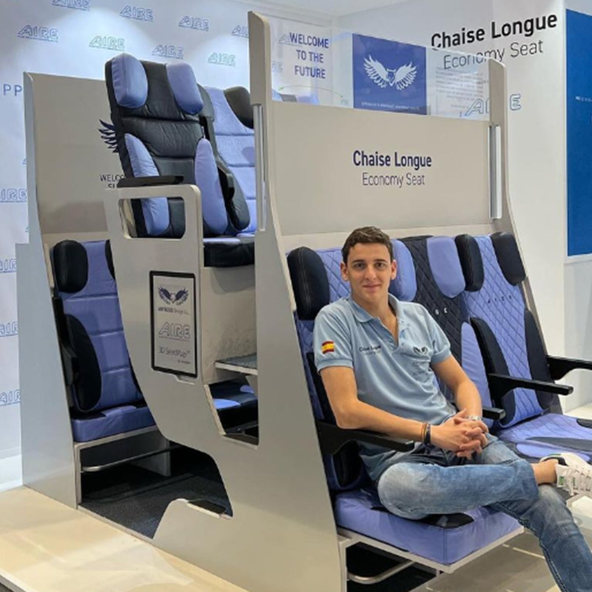 Double-decker plane seat unveiled – and it's sparking furious