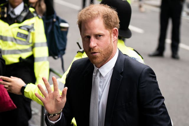 The Duke of Sussex (Aaron Chown/PA)