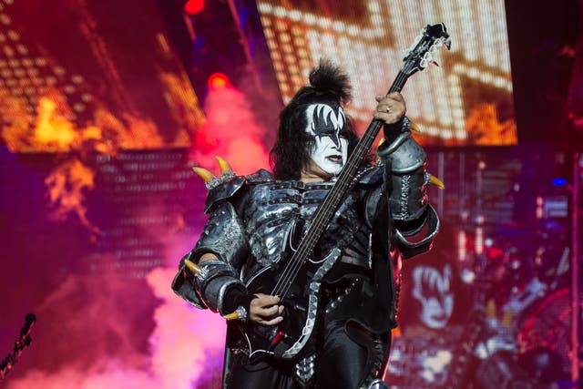 Kiss star Gene Simmons was making his first trip to the Commons chamber (Katja Ogrin/PA)