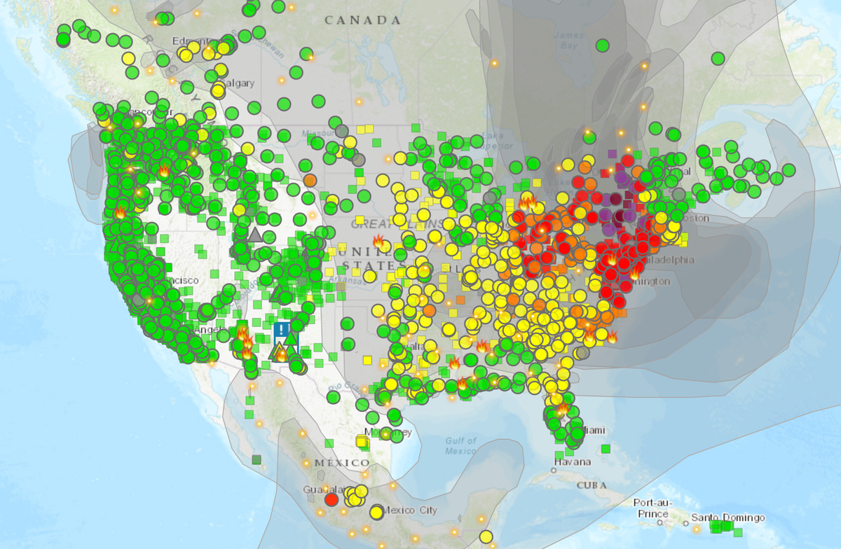 Wildfire smoke tracker: Where the air pollution is headed next