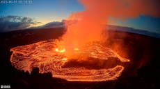 Kilauea, one of the world's most active volcanoes, begins erupting after 3-month pause