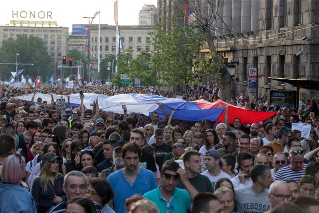 Serbia Protest