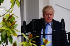 Boris Johnson news – live: Ex-PM hit by fresh claim he broke Covid rules with friend’s Chequers trip