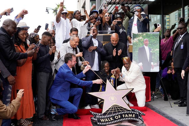 <p>Tupac Shakur Posthumously Honored With a Star on the Hollywood Walk of Fame</p>