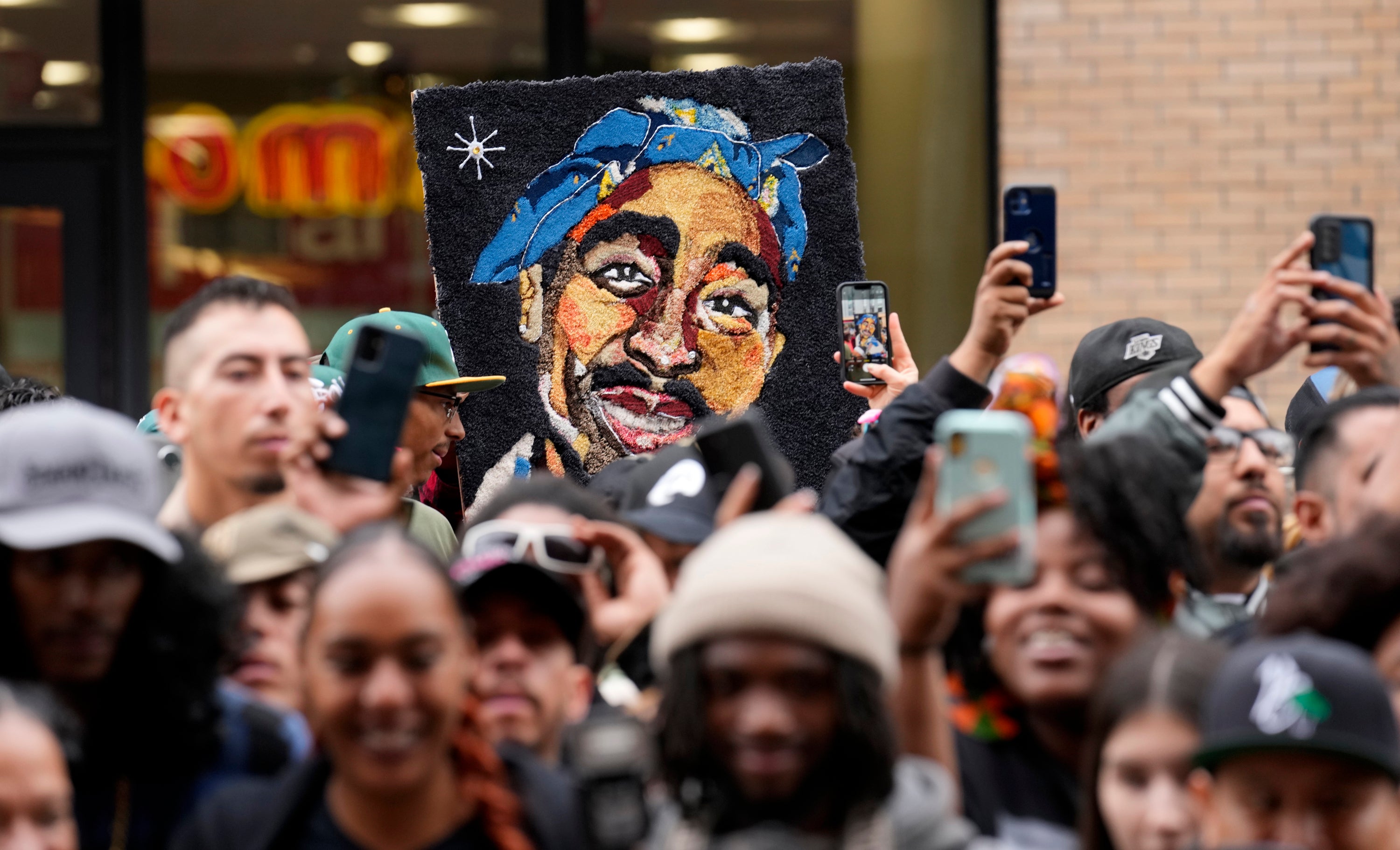 Tupac Shakur Posthumously Honored With a Star on the Hollywood Walk of Fame
