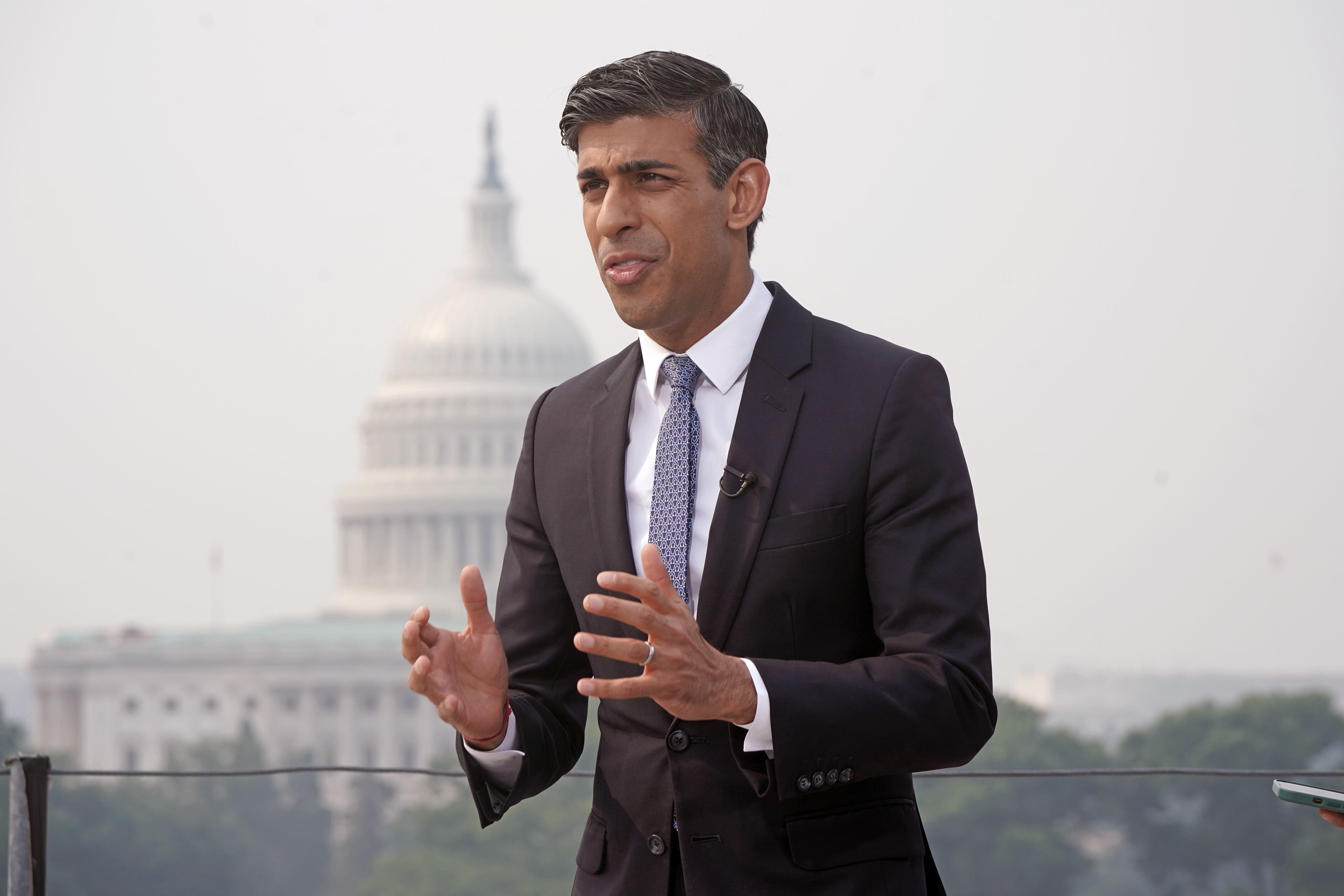 Rishi Sunak guest of honour at Major League Baseball game in Washington DC  