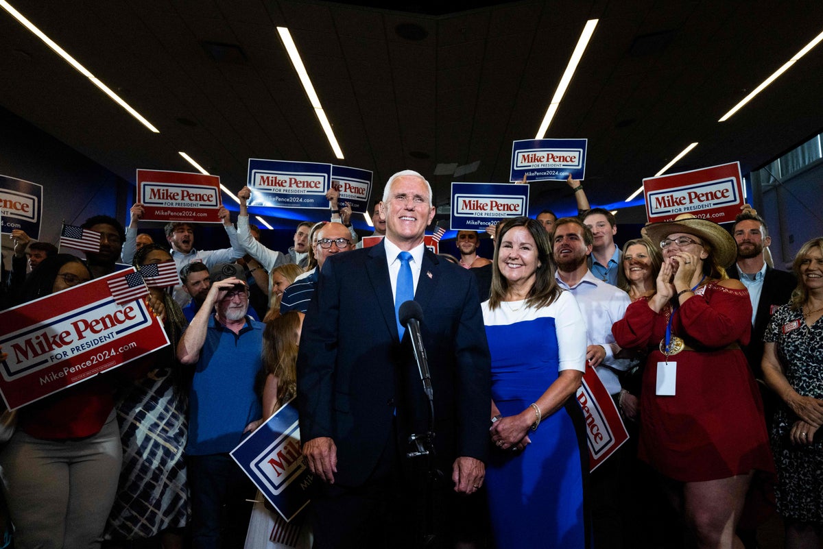 Mike Pence news – live: Ex-VP contradicts himself on Trump charges at CNN town hall launching 2024 campaign